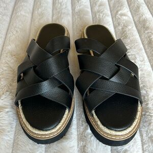 NEW French Connection Alexis Espadrille Sandals 8